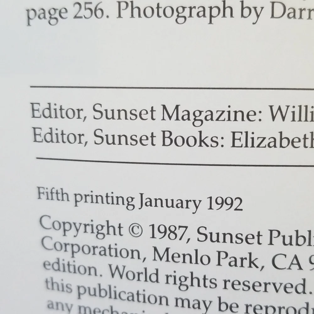 The Best of Sunset Cookbook